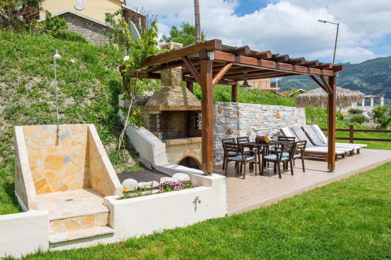 Villas Porto Kamini Afionas Corfu Ngoại thất bức ảnh
